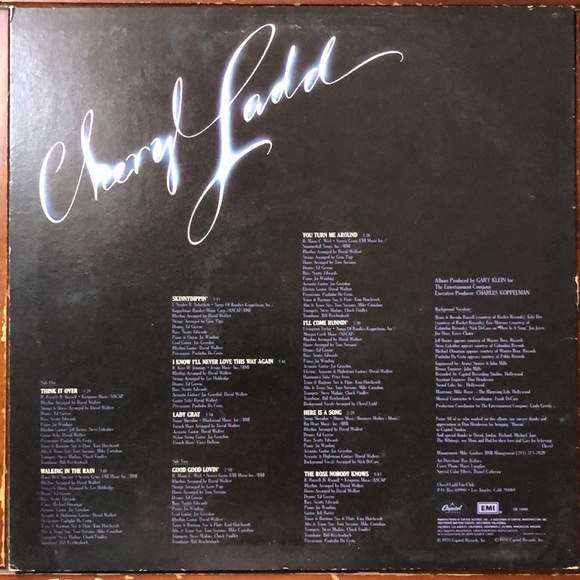 Cheryl Ladd Vinyl Lp '78 - Picture 7 of 7
